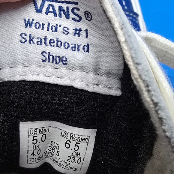 Vans Vault Sk8 Hi Zip Leather Suede High Top‎ Sneakers Men's 5 Women's 6.5 NEW - Picture 8 of 9